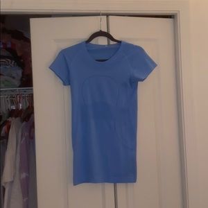 Light blue lulu shirt